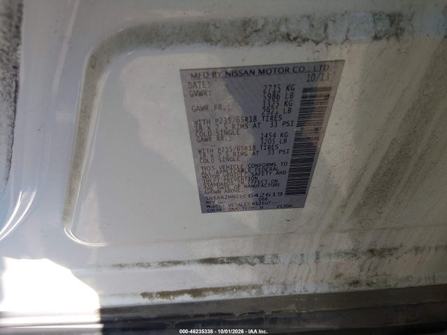 Nissan Pathfinder Sv 2014 5N1AR2MN2EC642619 Image 9