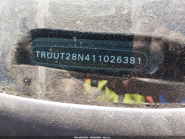46235383 :رقم المزاد ، TRUUT28N411026381 vin ، 2001 Audi Tt مزاد بيع