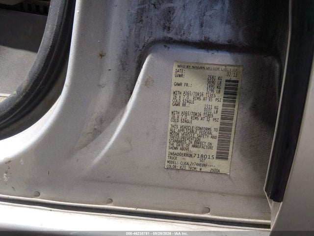 Продаж на аукціоні авто 2013 Nissan Frontier Sv, vin: 1N6AD0ERXDN718015, номер лоту: 46235781