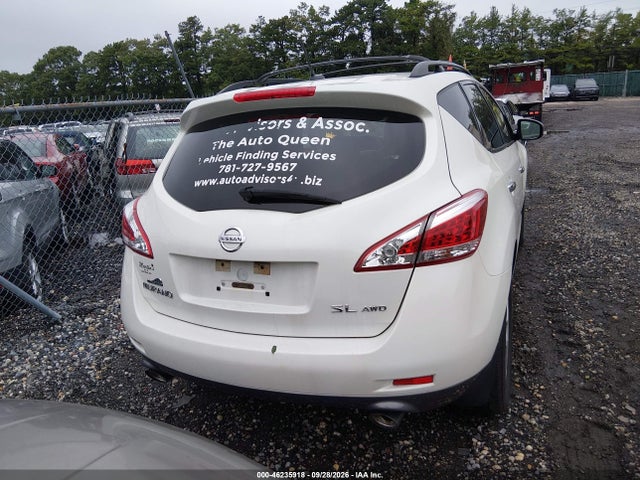 46235918 :رقم المزاد ، JN8AZ1MWXEW518186 vin ، 2014 Nissan Murano Sl مزاد بيع