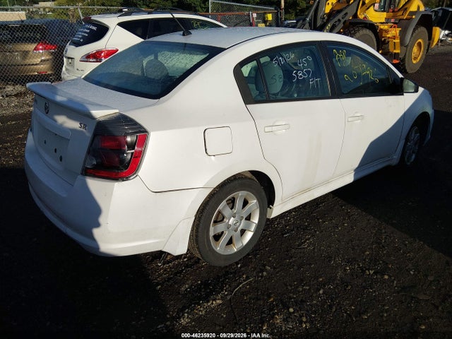 46235920 :رقم المزاد ، 3N1AB6AP7AL685943 vin ، 2010 Nissan Sentra 2.0sr مزاد بيع