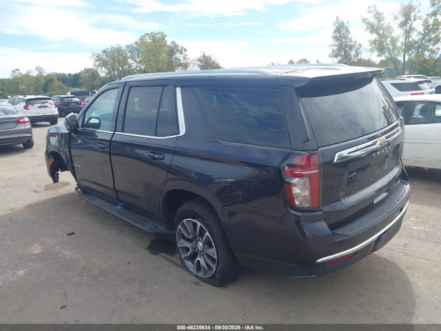 2022 Chevrolet Tahoe 4wd Lt მანქანა იყიდება აუქციონზე, vin: 1GNSKNKD5NR268729, აუქციონის ნომერი: 46235934