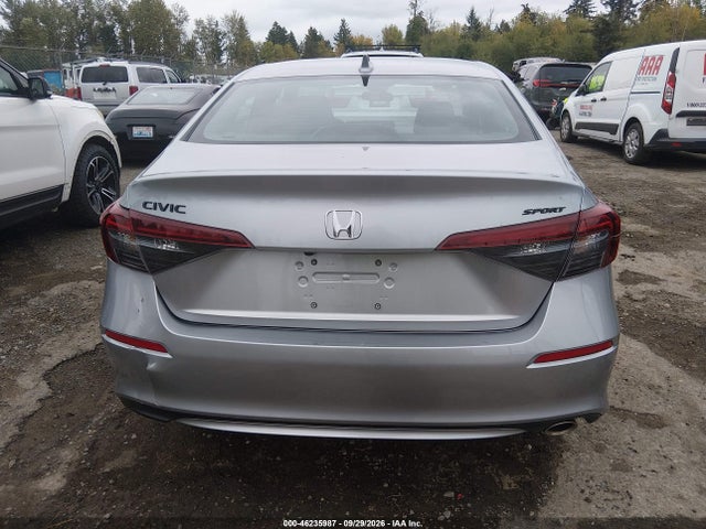 2026 Honda Civic Sport მანქანა იყიდება აუქციონზე, vin: 2HGFE2F58TH602964, აუქციონის ნომერი: 46235987