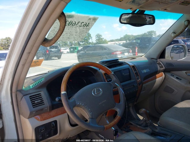 2003 Lexus Gx 470 მანქანა იყიდება აუქციონზე, vin: JTJBT20X630021249, აუქციონის ნომერი: 46236037