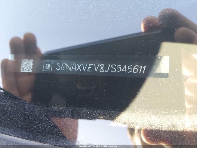 Aukcja sprzedaży 2018 Chevrolet Equinox Premier, vin: 3GNAXVEV8JS545611, numer aukcji: 46236073