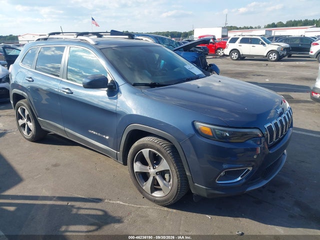 Продаж на аукціоні авто 2019 Jeep Cherokee Limited Fwd, vin: 1C4PJLDX8KD475332, номер лоту: 46236190