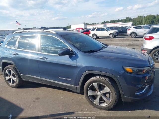 2019 Jeep Cherokee Limited Fwd მანქანა იყიდება აუქციონზე, vin: 1C4PJLDX8KD475332, აუქციონის ნომერი: 46236190