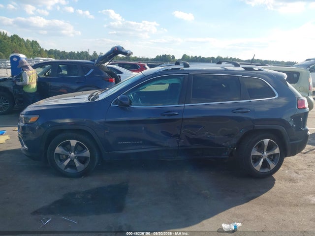 2019 Jeep Cherokee Limited Fwd მანქანა იყიდება აუქციონზე, vin: 1C4PJLDX8KD475332, აუქციონის ნომერი: 46236190