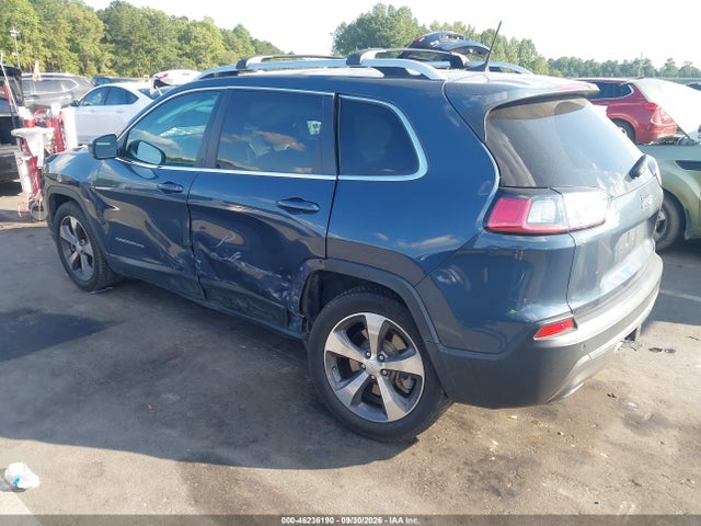 2019 Jeep Cherokee Limited Fwd მანქანა იყიდება აუქციონზე, vin: 1C4PJLDX8KD475332, აუქციონის ნომერი: 46236190