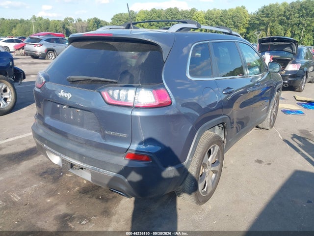 2019 Jeep Cherokee Limited Fwd მანქანა იყიდება აუქციონზე, vin: 1C4PJLDX8KD475332, აუქციონის ნომერი: 46236190