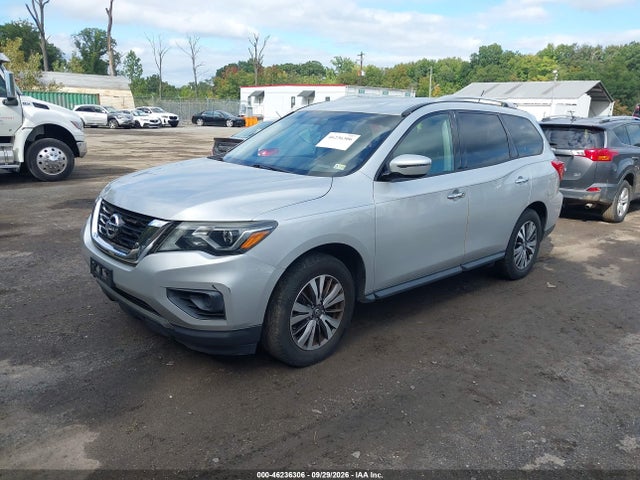 2017 Nissan Pathfinder S მანქანა იყიდება აუქციონზე, vin: 5N1DR2MM8HC660471, აუქციონის ნომერი: 46236306