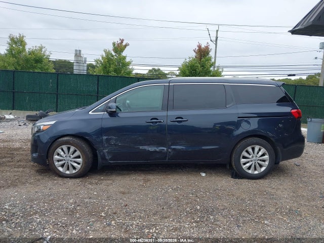2016 Kia Sedona Ex მანქანა იყიდება აუქციონზე, vin: KNDMC5C13G6180284, აუქციონის ნომერი: 46236351