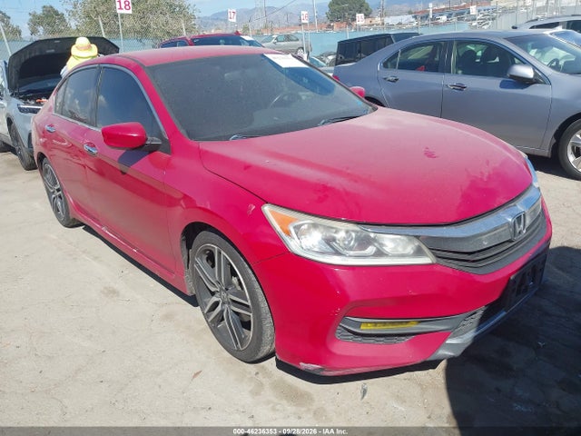 2016 Honda Accord Sport მანქანა იყიდება აუქციონზე, vin: 1HGCR2F58GA137050, აუქციონის ნომერი: 46236353