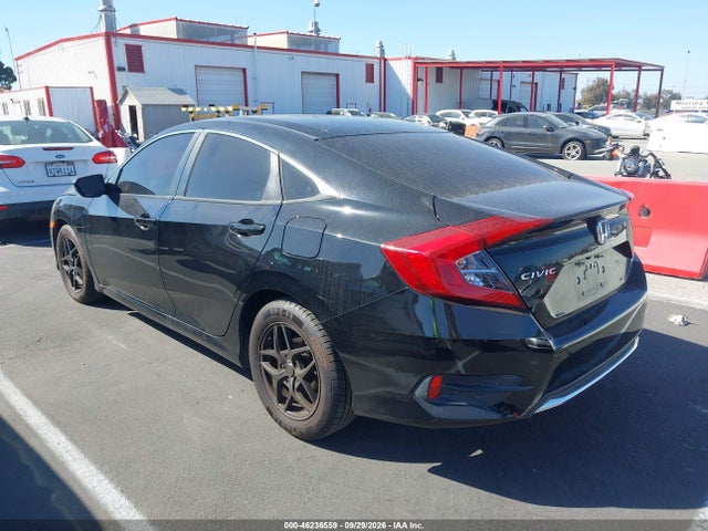 46236559 :رقم المزاد ، 19XFC2F62LE210040 vin ، 2020 Honda Civic Lx مزاد بيع