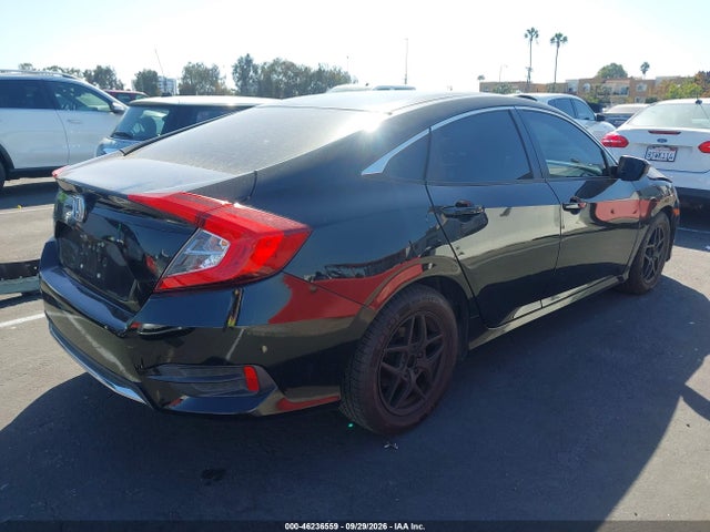 46236559 :رقم المزاد ، 19XFC2F62LE210040 vin ، 2020 Honda Civic Lx مزاد بيع