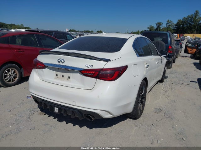 2020 Infiniti Q50 Luxe მანქანა იყიდება აუქციონზე, vin: JN1EV7AP7LM205620, აუქციონის ნომერი: 46236715