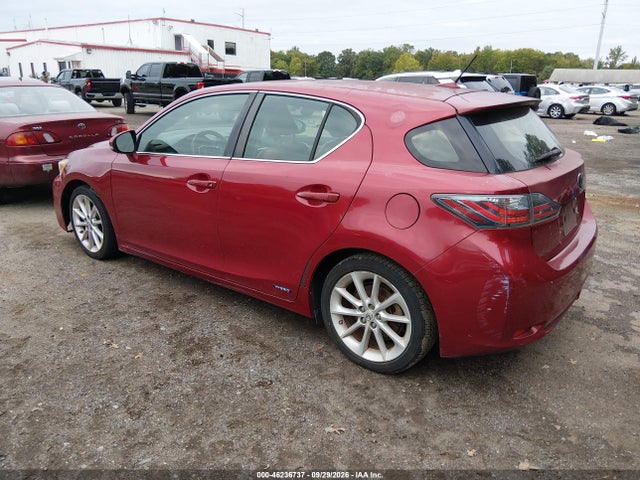 2012 Lexus Ct 200h Premium მანქანა იყიდება აუქციონზე, vin: JTHKD5BH4C2073702, აუქციონის ნომერი: 46236737