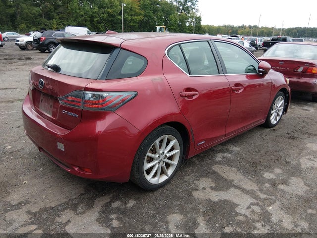 2012 Lexus Ct 200h Premium მანქანა იყიდება აუქციონზე, vin: JTHKD5BH4C2073702, აუქციონის ნომერი: 46236737