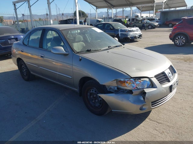 2006 Nissan Sentra 1.8s მანქანა იყიდება აუქციონზე, vin: 3N1CB51D16L556709, აუქციონის ნომერი: 46236740