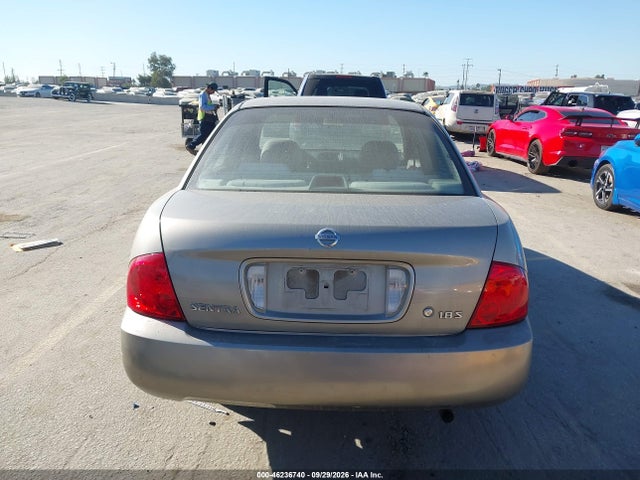2006 Nissan Sentra 1.8s მანქანა იყიდება აუქციონზე, vin: 3N1CB51D16L556709, აუქციონის ნომერი: 46236740