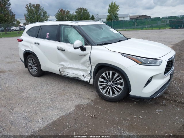 Aukcja sprzedaży 2021 Toyota Highlander Hybrid Platinum, vin: 5TDEBRCH9MS016447, numer aukcji: 46236951