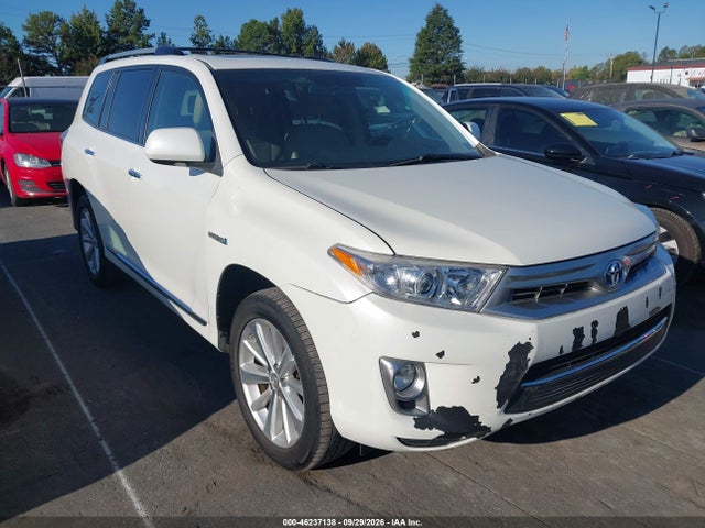 Aukcja sprzedaży 2012 Toyota Highlander Hybrid Limited V6, vin: JTEDC3EH2C2007268, numer aukcji: 46237138