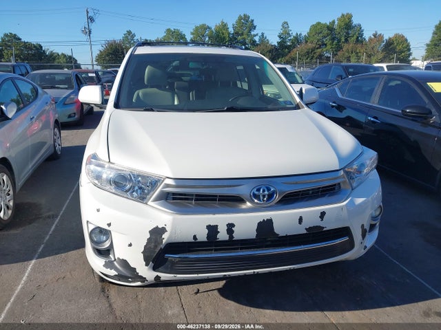 Aukcja sprzedaży 2012 Toyota Highlander Hybrid Limited V6, vin: JTEDC3EH2C2007268, numer aukcji: 46237138