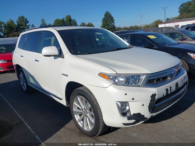 Aukcja sprzedaży 2012 Toyota Highlander Hybrid Limited V6, vin: JTEDC3EH2C2007268, numer aukcji: 46237138