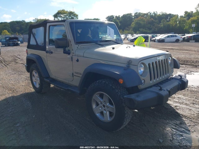 Auction sale of the 2017 Jeep Wrangler Sport 4x4, vin: 1C4AJWAG2HL574142, lot number: 46237241