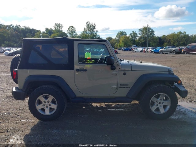 2017 Jeep Wrangler Sport 4x4 მანქანა იყიდება აუქციონზე, vin: 1C4AJWAG2HL574142, აუქციონის ნომერი: 46237241