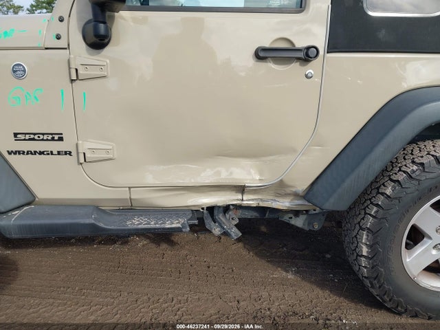 2017 Jeep Wrangler Sport 4x4 მანქანა იყიდება აუქციონზე, vin: 1C4AJWAG2HL574142, აუქციონის ნომერი: 46237241
