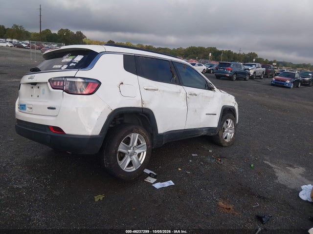 Aukcja sprzedaży 2022 Jeep Compass Latitude 4x4, vin: 3C4NJDBBXNT111027, numer aukcji: 46237299