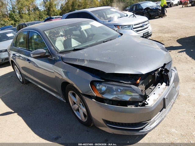 Auction sale of the 2013 Volkswagen Passat 2.5l Se, vin: 1VWBP7A37DC020883, lot number: 46237405