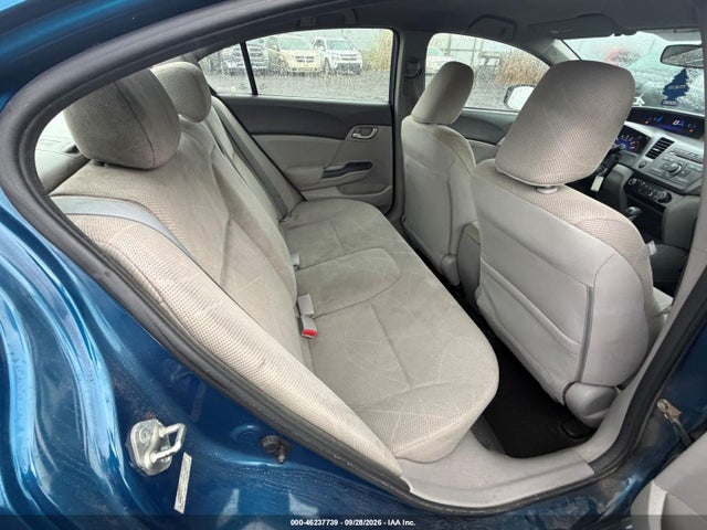2012 Honda Civic Lx მანქანა იყიდება აუქციონზე, vin: 2HGFB2F51CH538047, აუქციონის ნომერი: 46237739