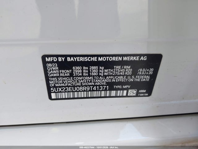 5UX23EU08R9T41371 BMW X5 Xdrive40i