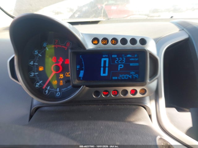 46237893 :رقم المزاد ، 1G1JC6SHXC4103000 vin ، 2012 Chevrolet Sonic 2lt مزاد بيع