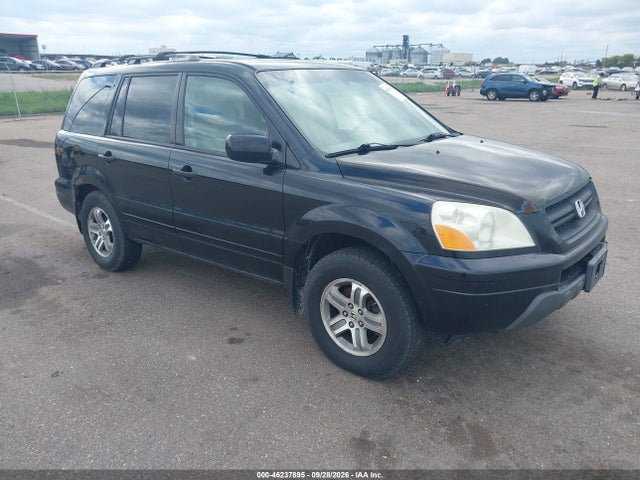 2005 Honda Pilot Ex-l მანქანა იყიდება აუქციონზე, vin: 5FNYF18505B038439, აუქციონის ნომერი: 46237895