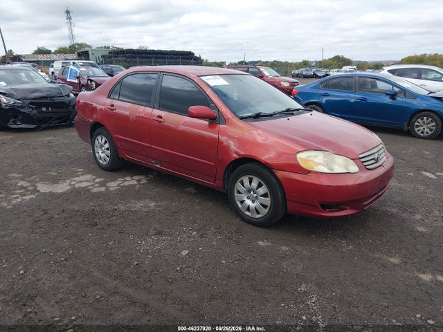 46237920 :رقم المزاد ، 2T1BR32E04C303610 vin ، 2004 Toyota Corolla Le مزاد بيع