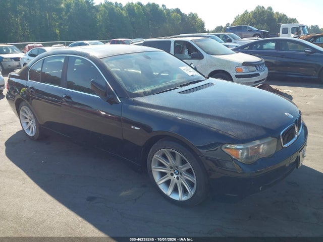 46238245 :رقم المزاد ، WBAGL63452DP56780 vin ، 2002 Bmw 745i مزاد بيع