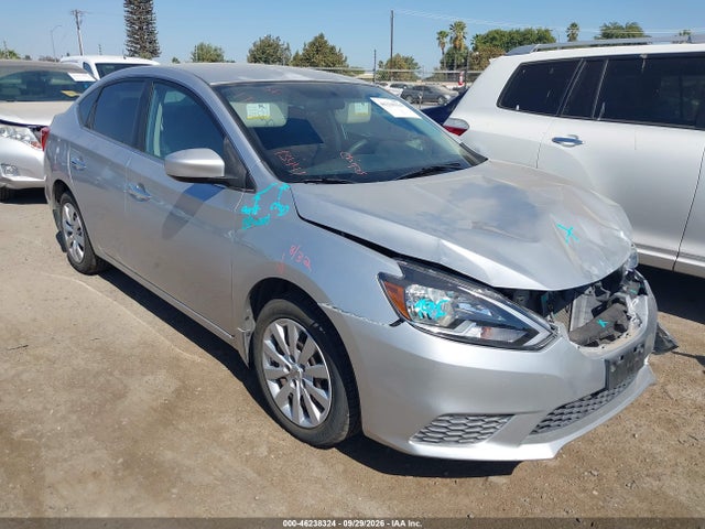 2016 Nissan Sentra S მანქანა იყიდება აუქციონზე, vin: 3N1AB7APXGY284162, აუქციონის ნომერი: 46238324