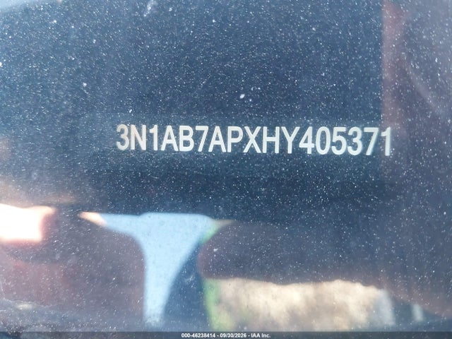 46238414 :رقم المزاد ، 3N1AB7APXHY405371 vin ، 2017 Nissan Sentra S مزاد بيع
