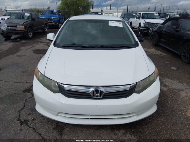 2012 Honda Civic Sdn Lx მანქანა იყიდება აუქციონზე, vin: 19XFB2F54CE344719, აუქციონის ნომერი: 46238570