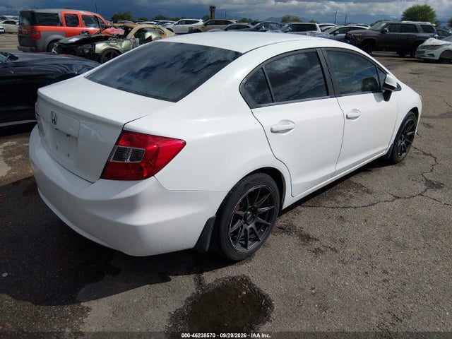 2012 Honda Civic Sdn Lx მანქანა იყიდება აუქციონზე, vin: 19XFB2F54CE344719, აუქციონის ნომერი: 46238570