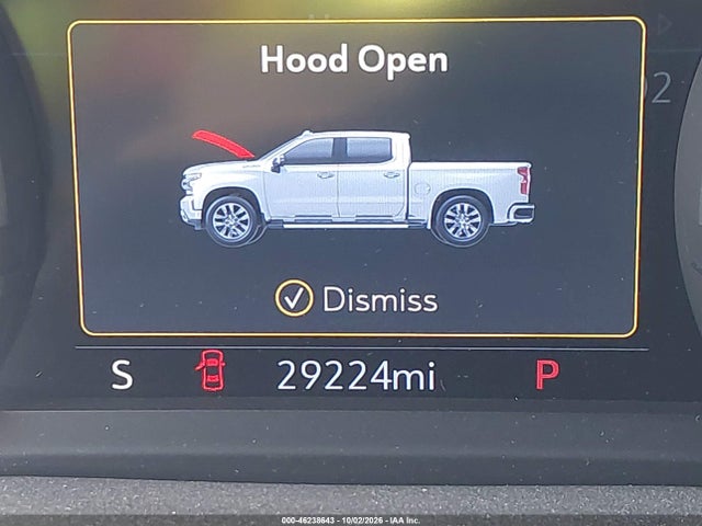 Aukcja sprzedaży 2021 Chevrolet Silverado 1500 4wd  Standard Bed High Country, vin: 1GCUYHEL0MZ272951, numer aukcji: 46238643
