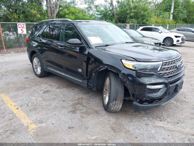 46238777 :رقم المزاد ، 1FM5K8LC0MGB76799 vin ، 2021 Ford Explorer King Ranch مزاد بيع