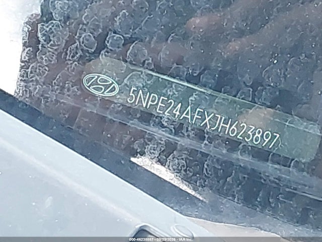 46238887 :رقم المزاد ، 5NPE24AFXJH623897 vin ، 2018 Hyundai Sonata Se مزاد بيع