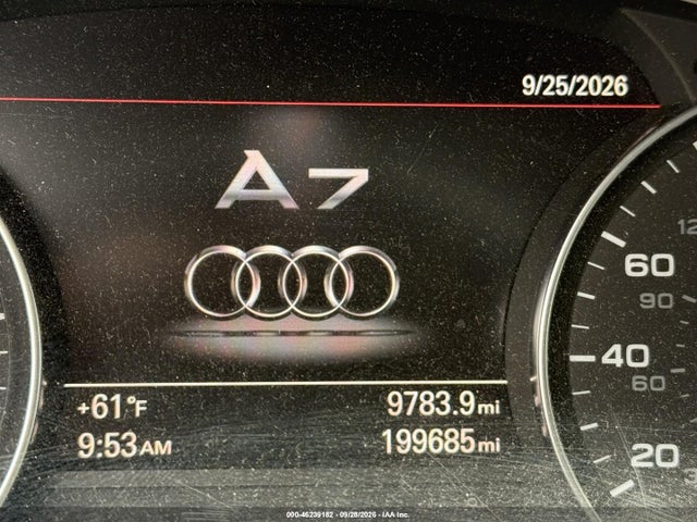 Aukcja sprzedaży 2012 Audi A7, vin: NY74652, numer aukcji: 46239182
