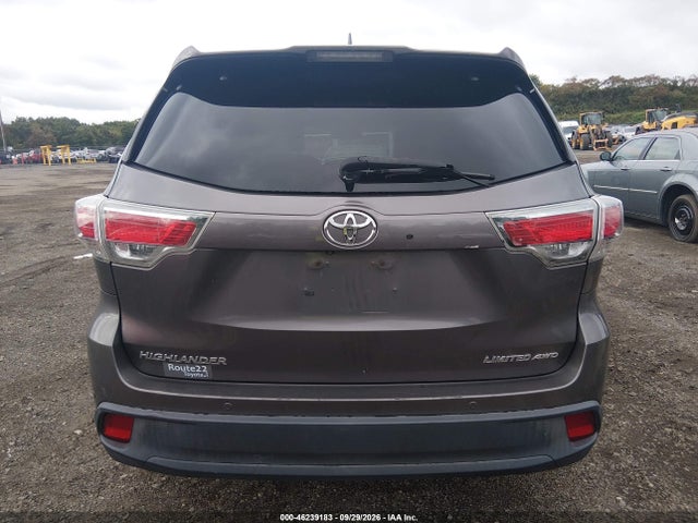 Продаж на аукціоні авто 2014 Toyota Highlander Limited V6, vin: 5TDDKRFH7ES015113, номер лоту: 46239183