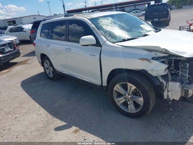 46239197 :رقم المزاد ، 5TDYK3EHXCS083581 vin ، 2012 Toyota Highlander Limited V6 مزاد بيع