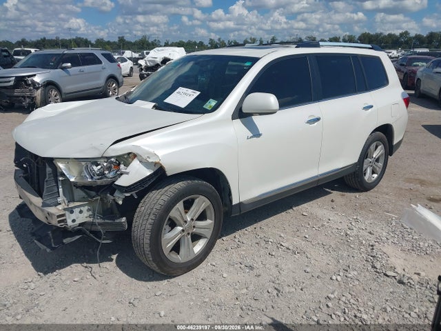 46239197 :رقم المزاد ، 5TDYK3EHXCS083581 vin ، 2012 Toyota Highlander Limited V6 مزاد بيع